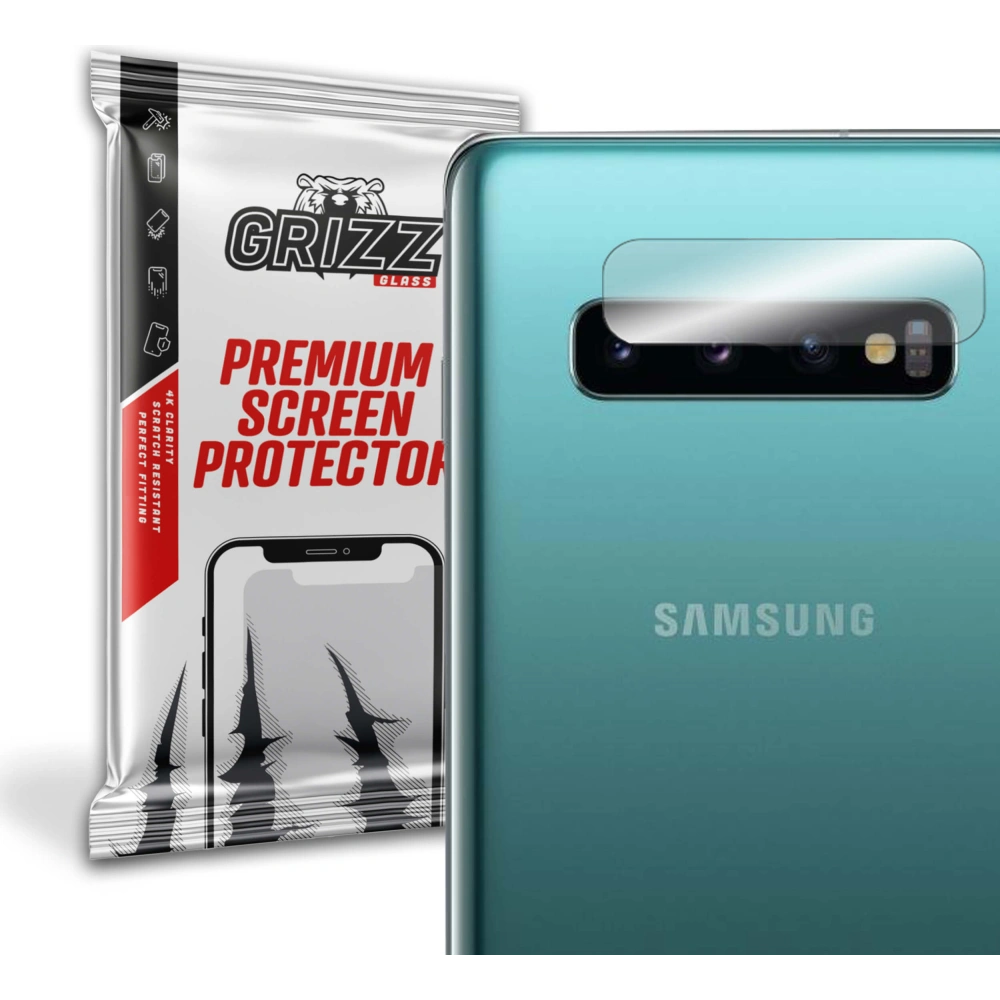 Hurtownia GSM - Sklo na aparát GrizzGlass HybridGlass Camera do Samsung Galaxy S10+ Plus - GRZ1287 - {ean13} - Hurt
