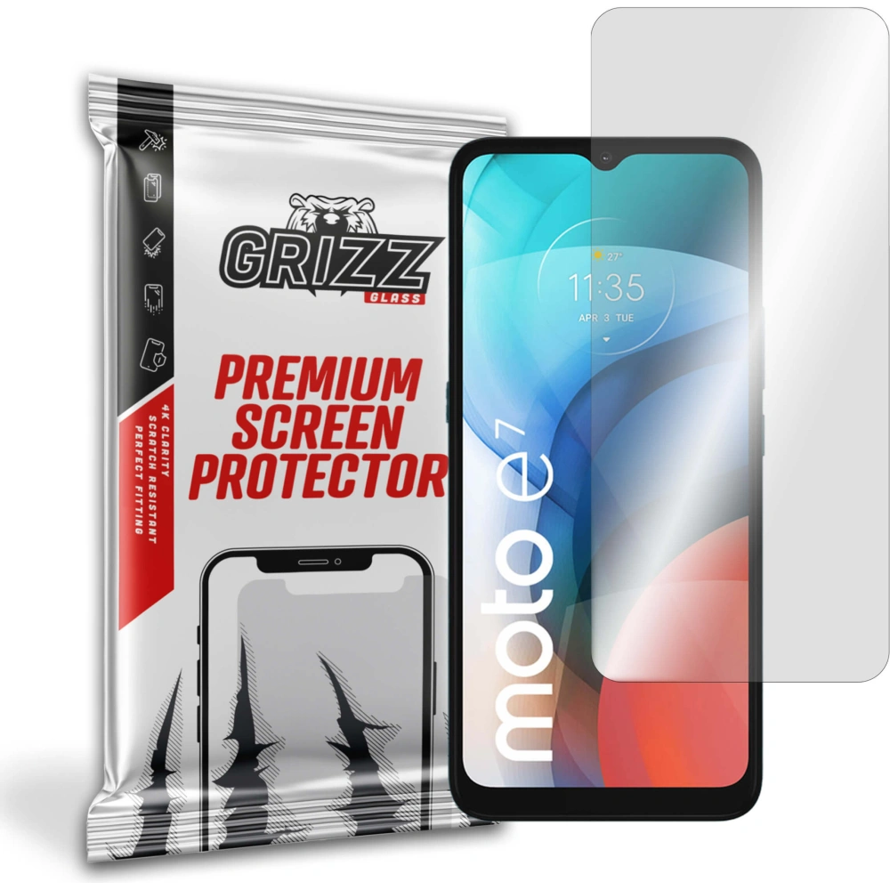 Wholesale GrizzGlass HybridGlass Motorola Moto E7 - GRZ1303 - {ean13} - Hurt
