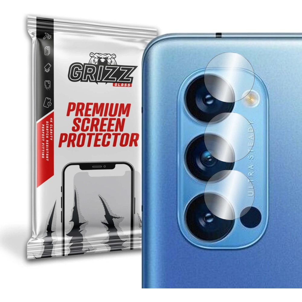 Hurtownia GSM - Szkło na aparat GrizzGlass HybridGlass Camera do Oppo Reno 4 Pro 5G - GRZ1321 - {ean13} - Hurt