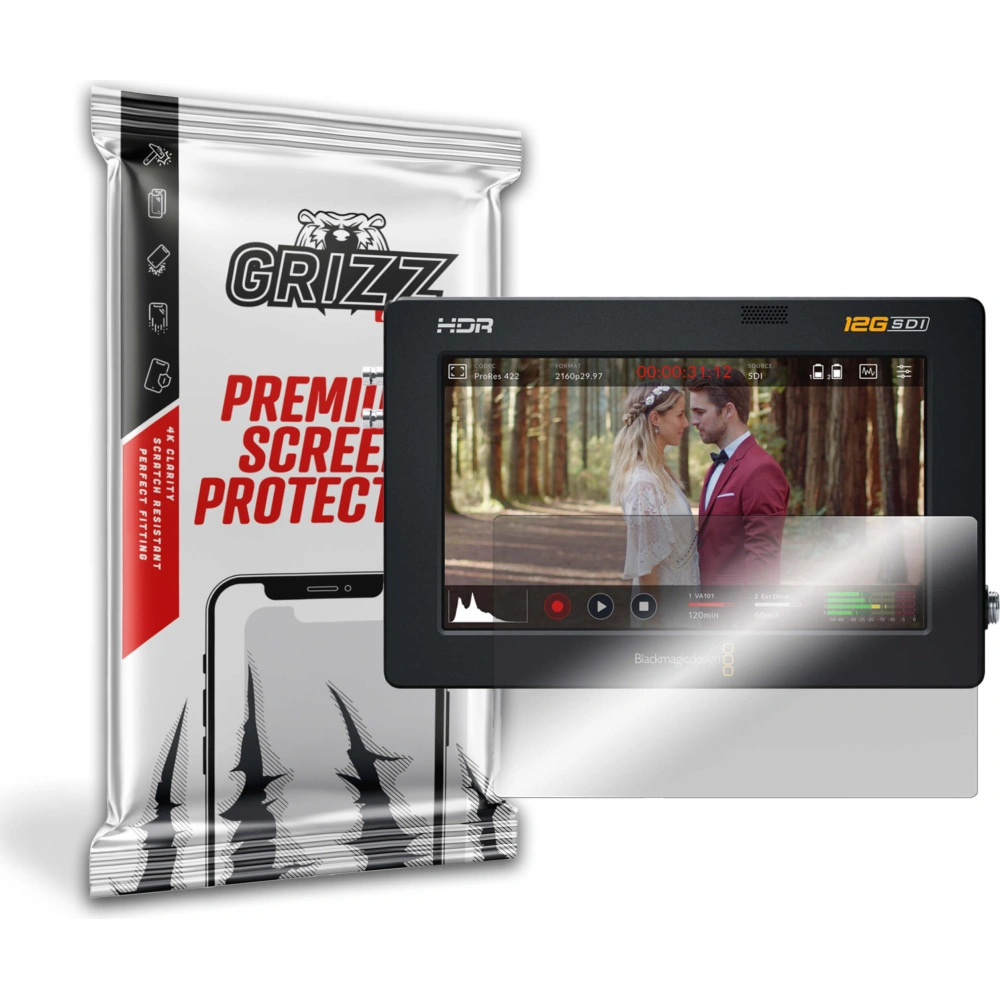 Hurtownia GSM - Szkło hybrydowe GrizzGlass HybridGlass do BlackMagic Video Assist 5” V1 - GRZ1341 - {ean13} - Hurt