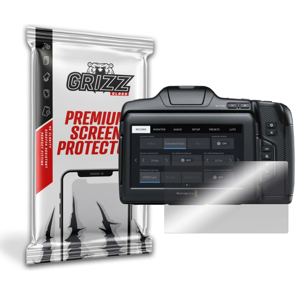Hurtownia GSM - Sticlă hibridă GrizzGlass HybridGlass pentru Black Magic Pocket 6K Pro - GRZ1342 - {ean13} - Hurt
