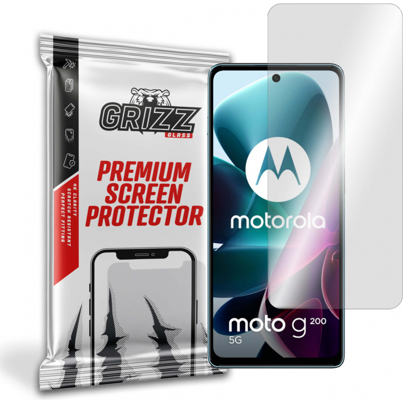 GrizzGlass Distributor - 5904063511785 - GRZ1382 - Grizz hybrid glass Motorola Moto G200 5G - B2B homescreen