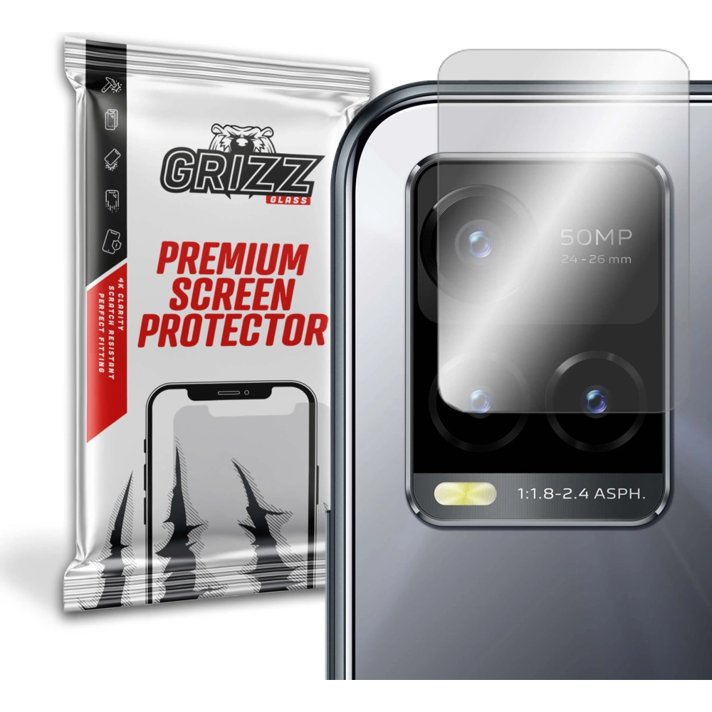 Hurtownia GSM - Szkło na aparat GrizzGlass HybridGlass Camera do Vivo Y33S - GRZ1458 - {ean13} - Hurt