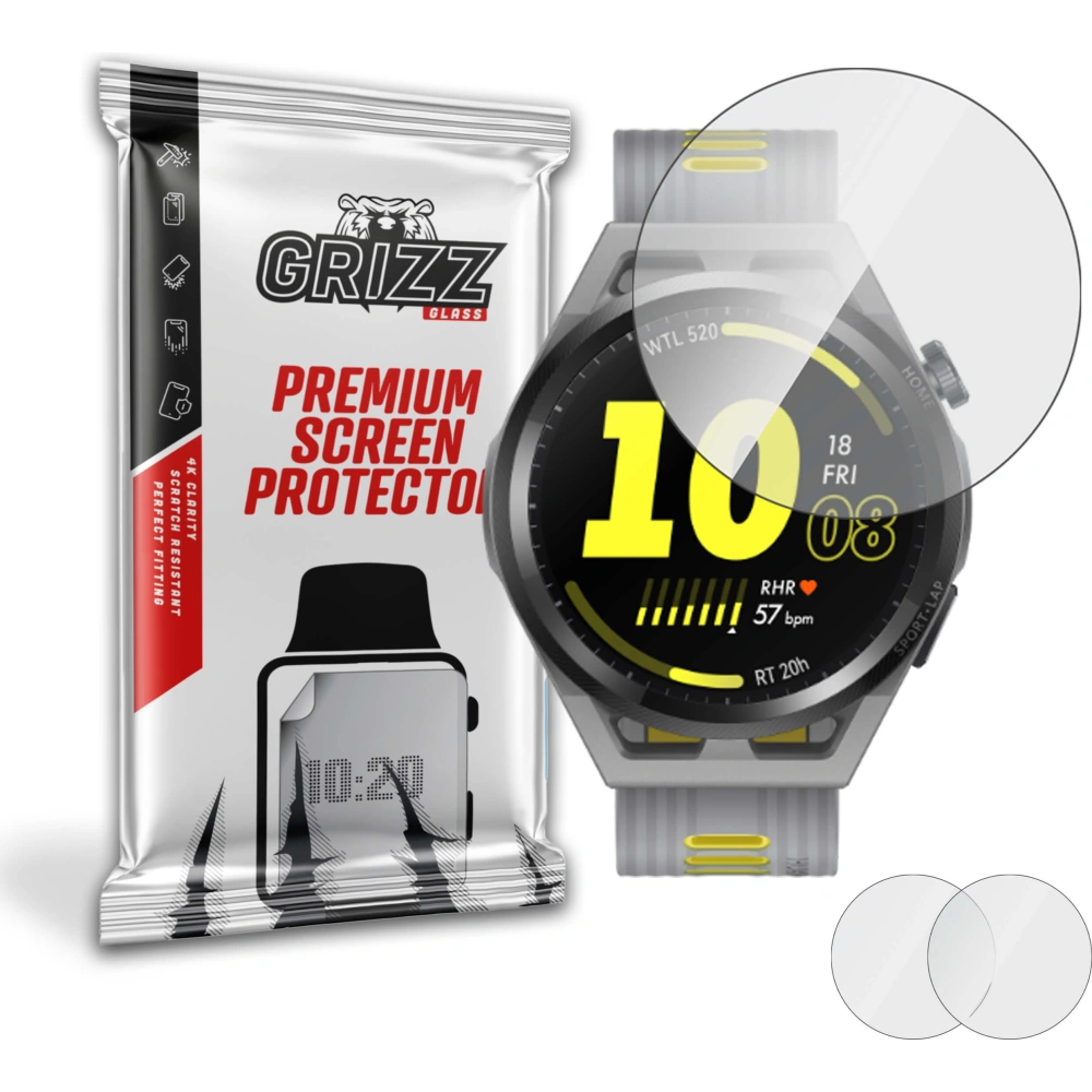Hurtownia GSM - Szkło hybrydowe GrizzGlass HybridGlass do Huawei Watch GT Runner - GRZ1489 - {ean13} - Hurt