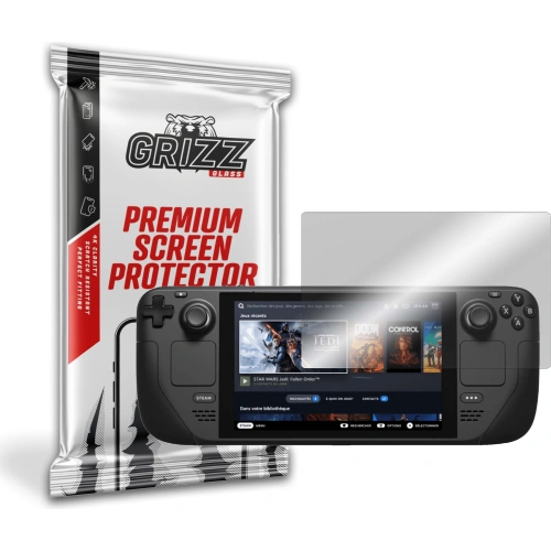 Szkło hybrydowe GrizzGlass HybridGlass do Valve Steam Deck LCD / OLED