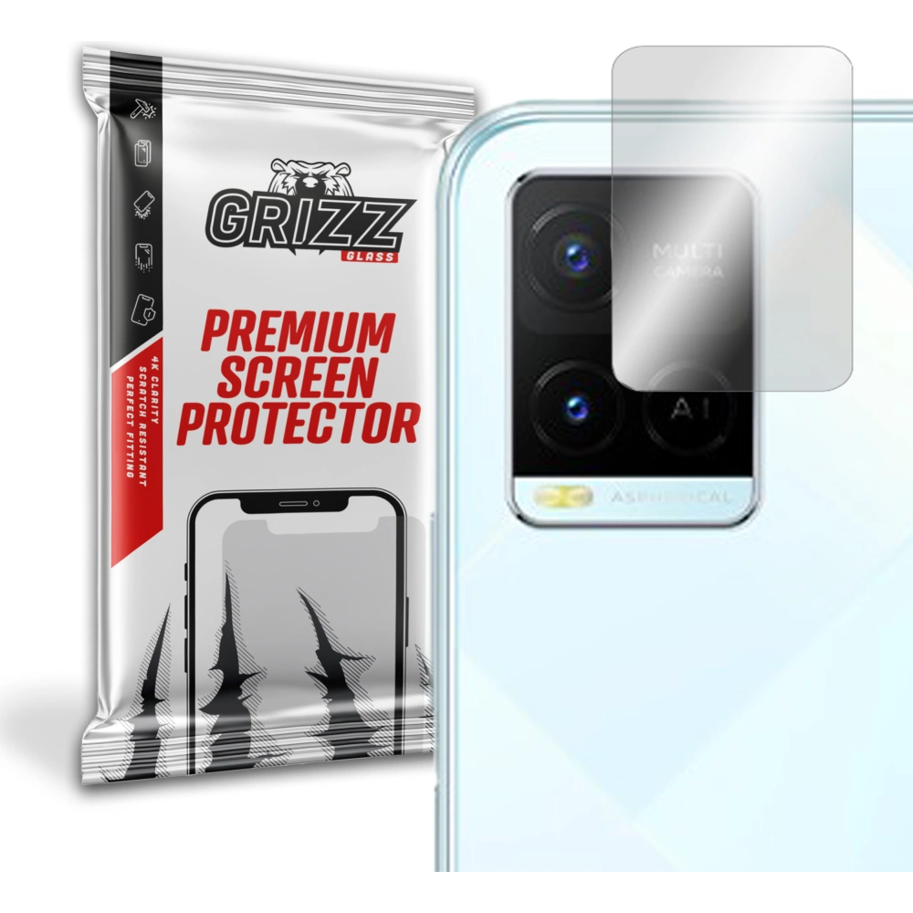 Wholesale GrizzGlass HybridGlass Camera Vivo Y21A - GRZ1646 - {ean13} - Hurt