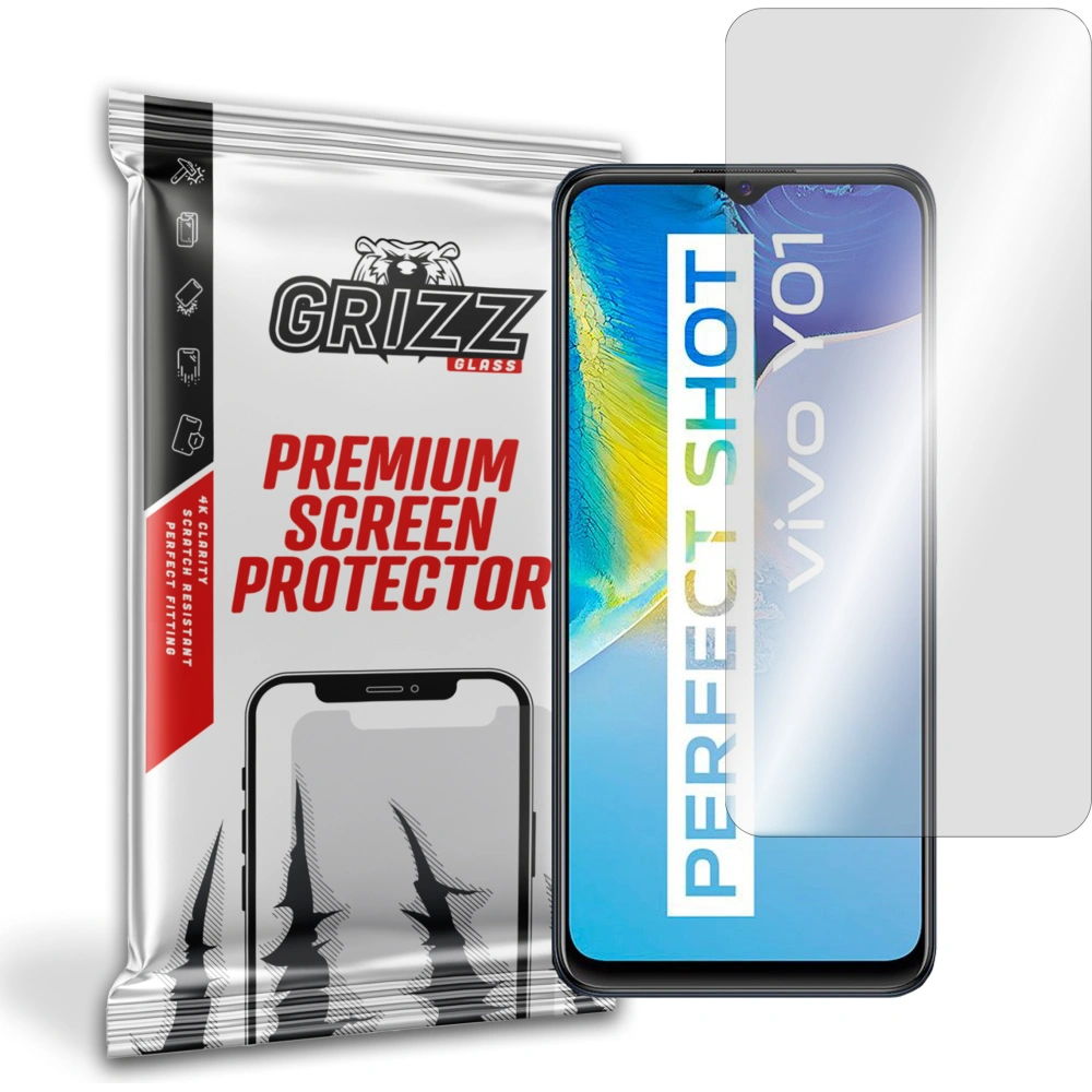 Hurtownia GSM - Sticlă hibridă GrizzGlass HybridGlass pentru Vivo Y01 - GRZ1650 - {ean13} - Hurt