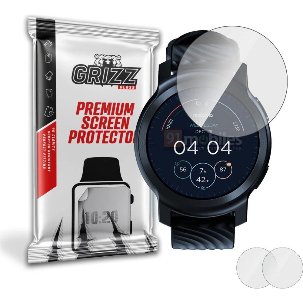 Wholesale GrizzGlass HybridGlass Motorola Moto Watch 100 - GRZ1664 - {ean13} - Hurt