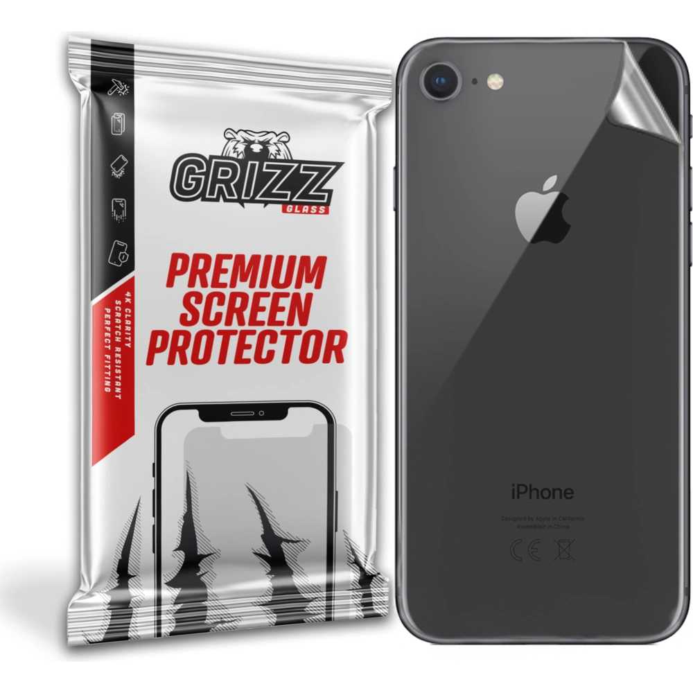 Hurtownia GSM - Folia na tył GrizzGlass UltraSkin do Apple iPhone 8 - GRZ1672 - {ean13} - Hurt