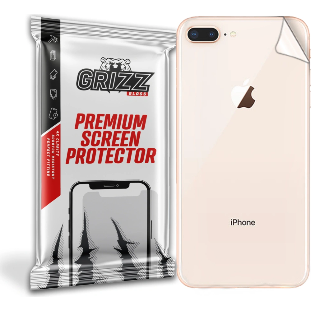 Hurtownia GSM - Fólie na zadní stranu GrizzGlass UltraSkin pro Apple iPhone 8 Plus - GRZ1673 - {ean13} - Hurt