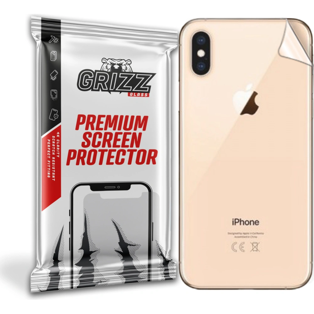 Hurtownia GSM - Folie GrizzGlass SatinSkin spate pentru Apple iPhone Xs Max - GRZ1678 - {ean13} - Hurt