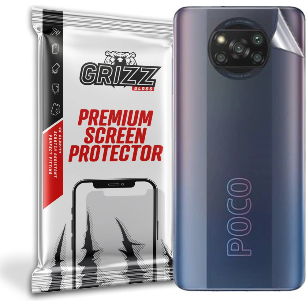 Hurtownia GSM - Folie GrizzGlass SatinSkin spate pentru Xiaomi POCO X3 Pro - GRZ1698 - {ean13} - Hurt