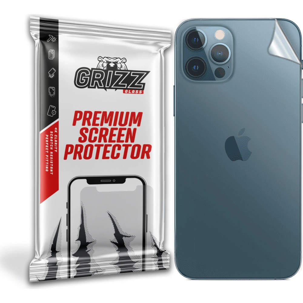 Hurtownia GSM - Folie GrizzGlass SatinSkin spate pentru Apple iPhone 12 Pro - GRZ1704 - {ean13} - Hurt