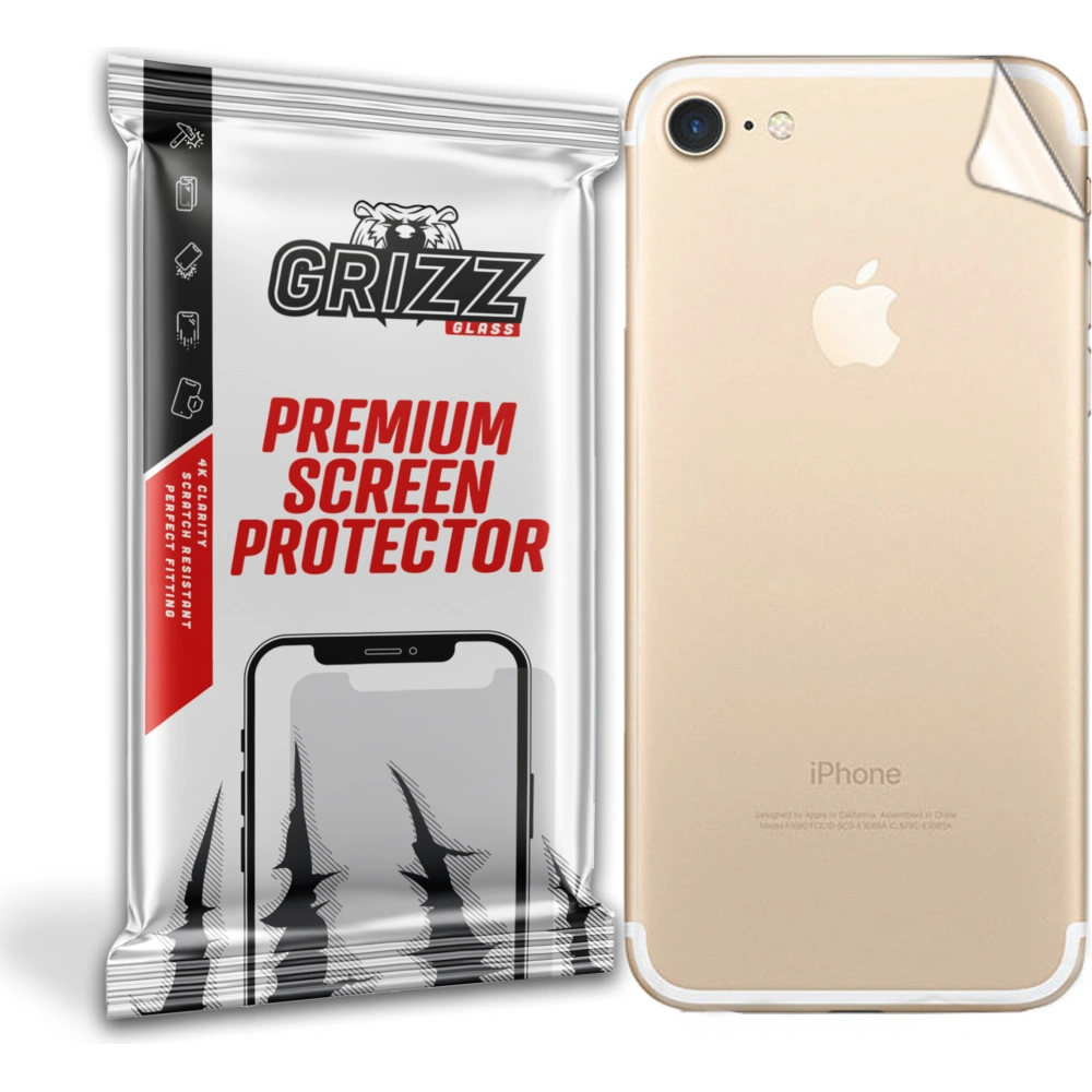 Hurtownia GSM - Folie GrizzGlass SatinSkin spate pentru Apple iPhone 7 - GRZ1714 - {ean13} - Hurt