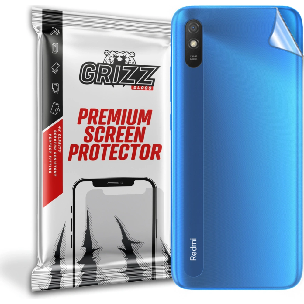 Hurtownia GSM - Folie GrizzGlass SatinSkin spate pentru Xiaomi Redmi 9A - GRZ1743 - {ean13} - Hurt