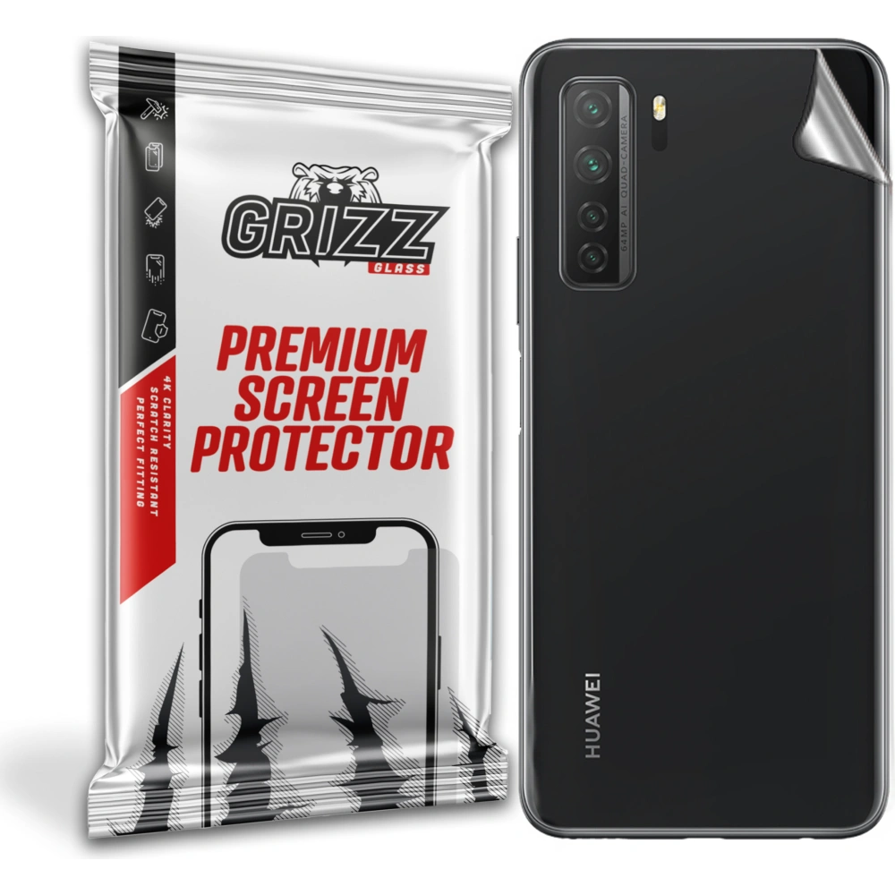 Hurtownia GSM - Folie GrizzGlass SatinSkin spate pentru Huawei P40 Lite - GRZ1859 - {ean13} - Hurt