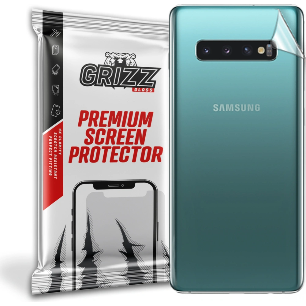 Hurtownia GSM - Folie GrizzGlass SatinSkin spate pentru Samsung Galaxy S10+ Plus - GRZ1936 - {ean13} - Hurt