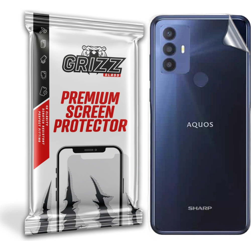 Wholesale GrizzGlass SatinSkin Sharp Aquos V6 Plus - GRZ1974 - {ean13} - Hurt