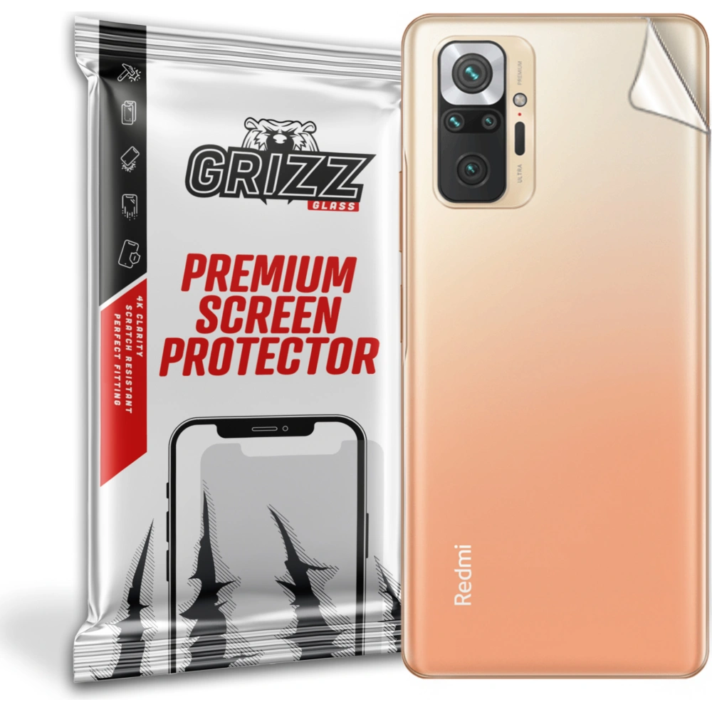Hurtownia GSM - Folie GrizzGlass SatinSkin spate pentru Xiaomi Redmi Note 10 Pro Max - GRZ2039 - {ean13} - Hurt