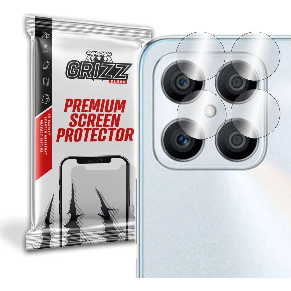 Wholesale GrizzGlass HybridGlass Camera Honor X8 - GRZ2119 - {ean13} - Hurt