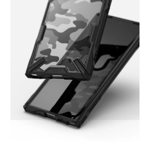 Etui Ringke Fusion-X Design Samsung Galaxy Note 10 Camo (Moro) Black