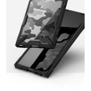 Etui Ringke Fusion-X Design Samsung Galaxy Note 10 Plus Camo (Moro) Černé