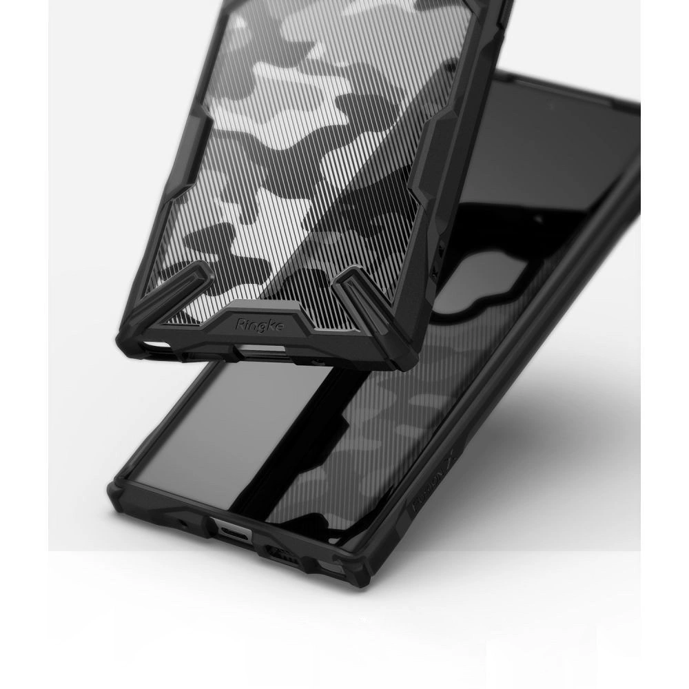 Hurtownia GSM - Etui Ringke Fusion-X Design Samsung Galaxy Note 10 Plus Camo (Moro) Černé - RGK949MOB - {ean13} - Hurt