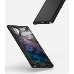 Hurtownia GSM - Etui Ringke Fusion-X Design Samsung Galaxy Note 10 Plus Camo (Moro) Black - RGK949MOB - {ean13} - Hurt