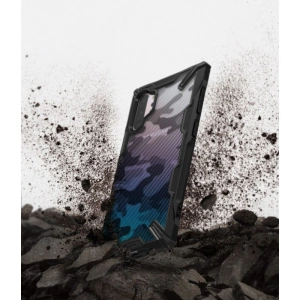 Wholesale Ringke Fusion-X Design Samsung Galaxy Note 10 Plus Camo (Moro) Black - RGK949MOB - {ean13} - Hurt