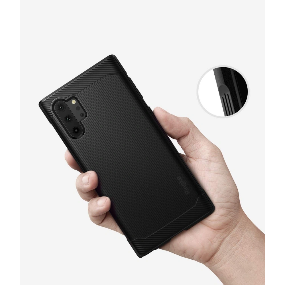 Hurtownia GSM - Case Ringke Onyx Samsung Galaxy Note 10 Plus Schwarz - RGK950BLK - {ean13} - Hurt