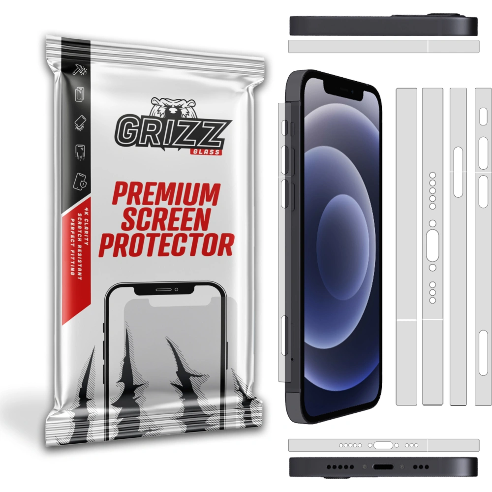 Hurtownia GSM - Folia na boki GrizzGlass UltraSide Apple iPhone 12 Pro Max - GRZ2557 - {ean13} - Hurt