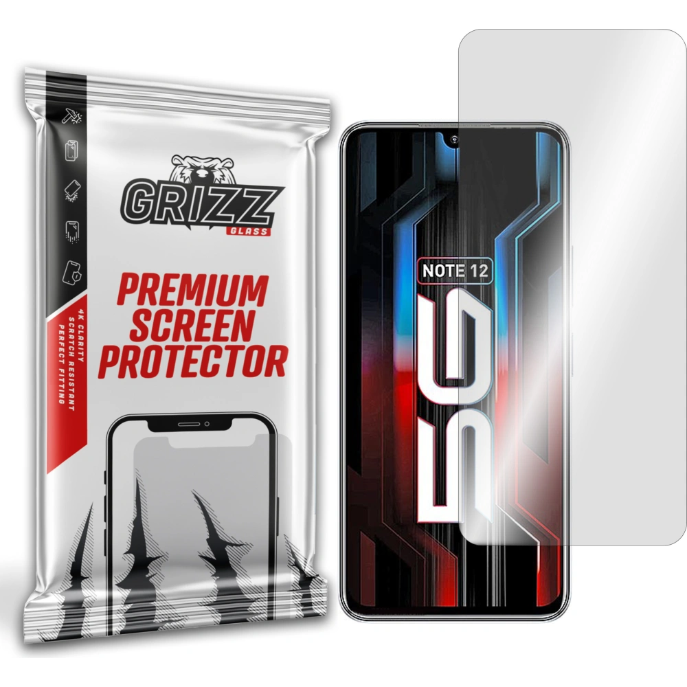 Hurtownia GSM - Szkło hybrydowe GrizzGlass HybridGlass do Infinix Note 12 5G - GRZ2675 - {ean13} - Hurt