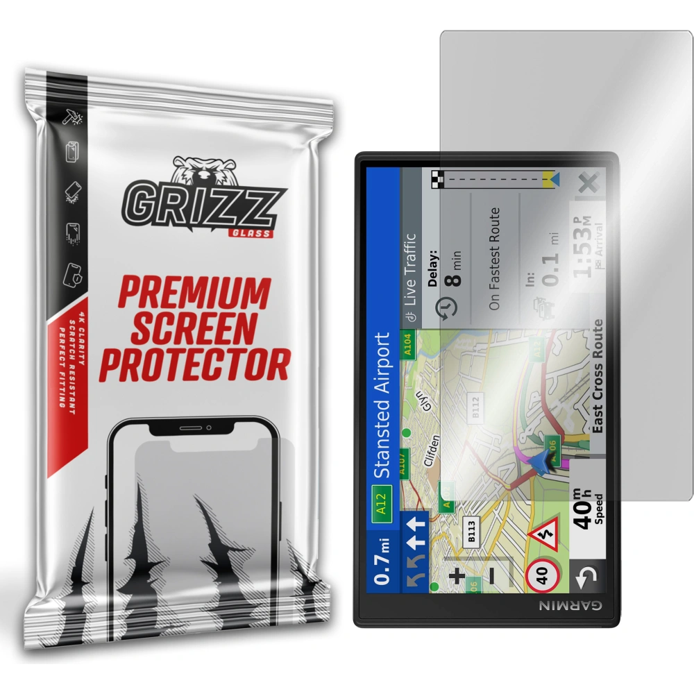 Hurtownia GSM - Szkło hybrydowe GrizzGlass HybridGlass do Garmin DriveSmart 65 EU MT-S - GRZ2726 - {ean13} - Hurt