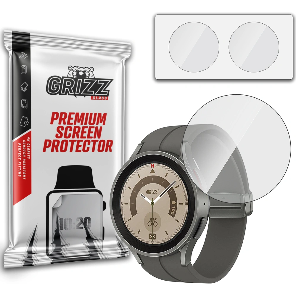 Hurtownia GSM - Hybridní sklo GrizzGlass HybridGlass pro Samsung Galaxy Watch 5 Pro - GRZ2826 - {ean13} - Hurt