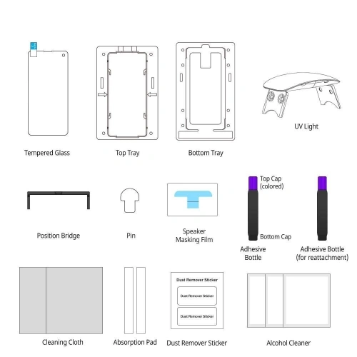 Szkło hartowane z klejem UV Whitestone Dome Glass Samsung Galaxy Note 10