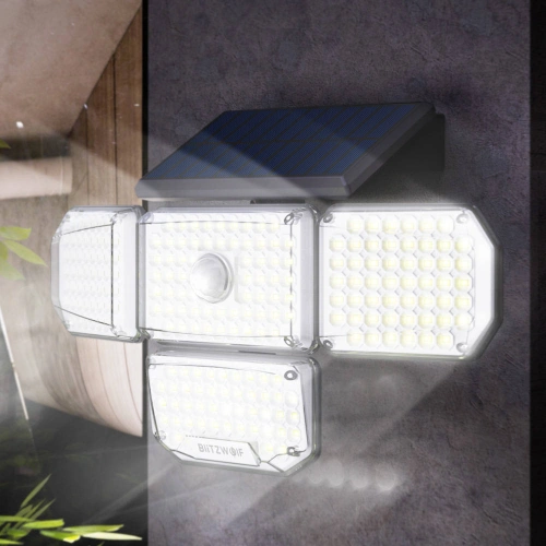 Zewnętrzna lampa solarna LED Blitzwolf BW-OLT6 z czujnikiem ruchu i zmierzchu