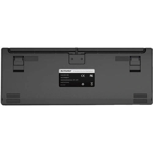 Klawiatura gamingowa, mechaniczna BlitzWolf BW-KB2, Blue switch (RGB) USB-C