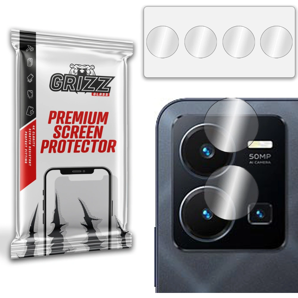 GrizzGlass HybridGlass Camera Vivo Y35 4G