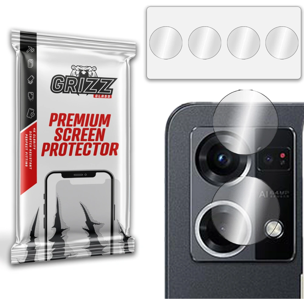 Hurtownia GSM - Szkło na aparat GrizzGlass HybridGlass Camera do Oppo Reno 8 4G - GRZ3019 - {ean13} - Hurt