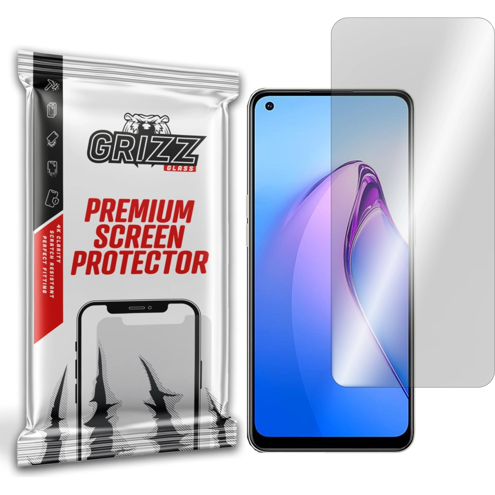 Hurtownia GSM - Szkło hybrydowe GrizzGlass HybridGlass do Oppo Reno 8 4G - GRZ3052 - {ean13} - Hurt