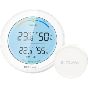Wholesale Blitzwolf BW-WS01 Wireless weather station (white) - BLZ496 - {ean13} - Hurt