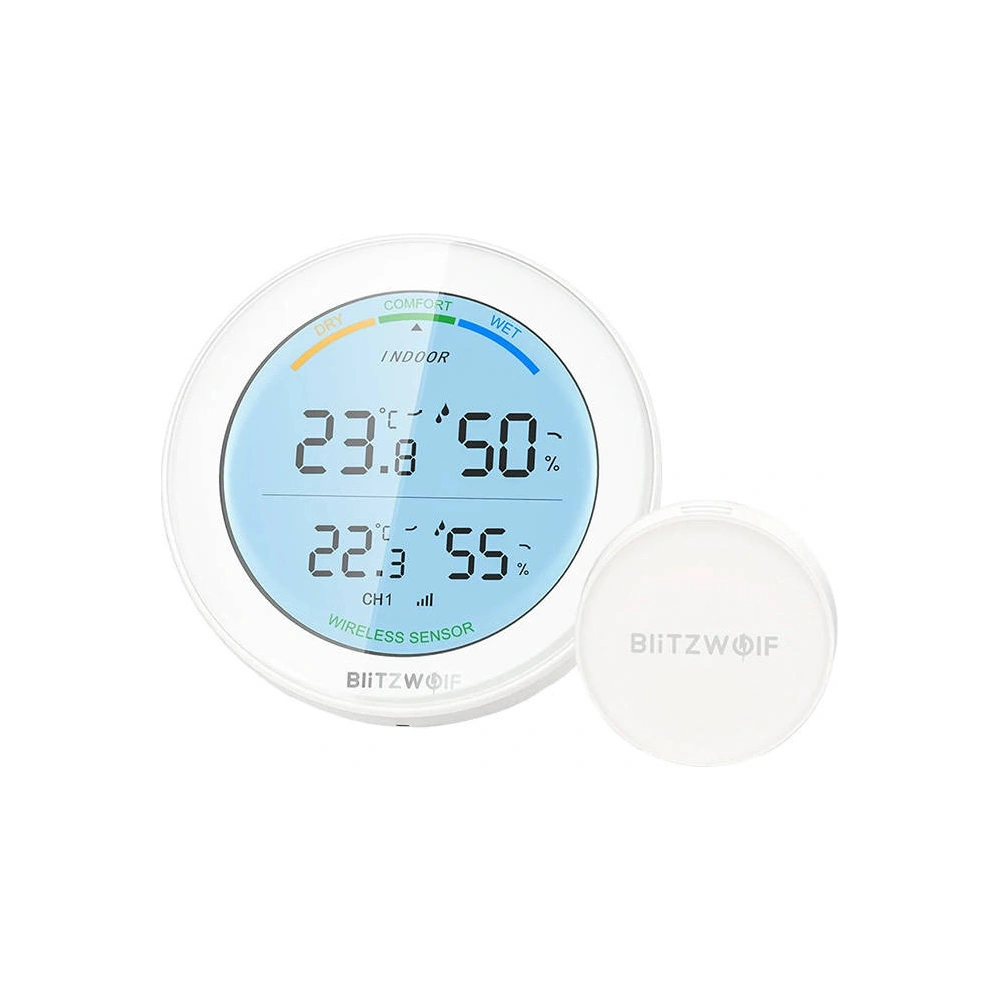 Hurtownia GSM - Bezdrátová meteorologická stanice Wi-Fi Blitzwolf BW-WS01 (bílá) - BLZ496 - {ean13} - Hurt