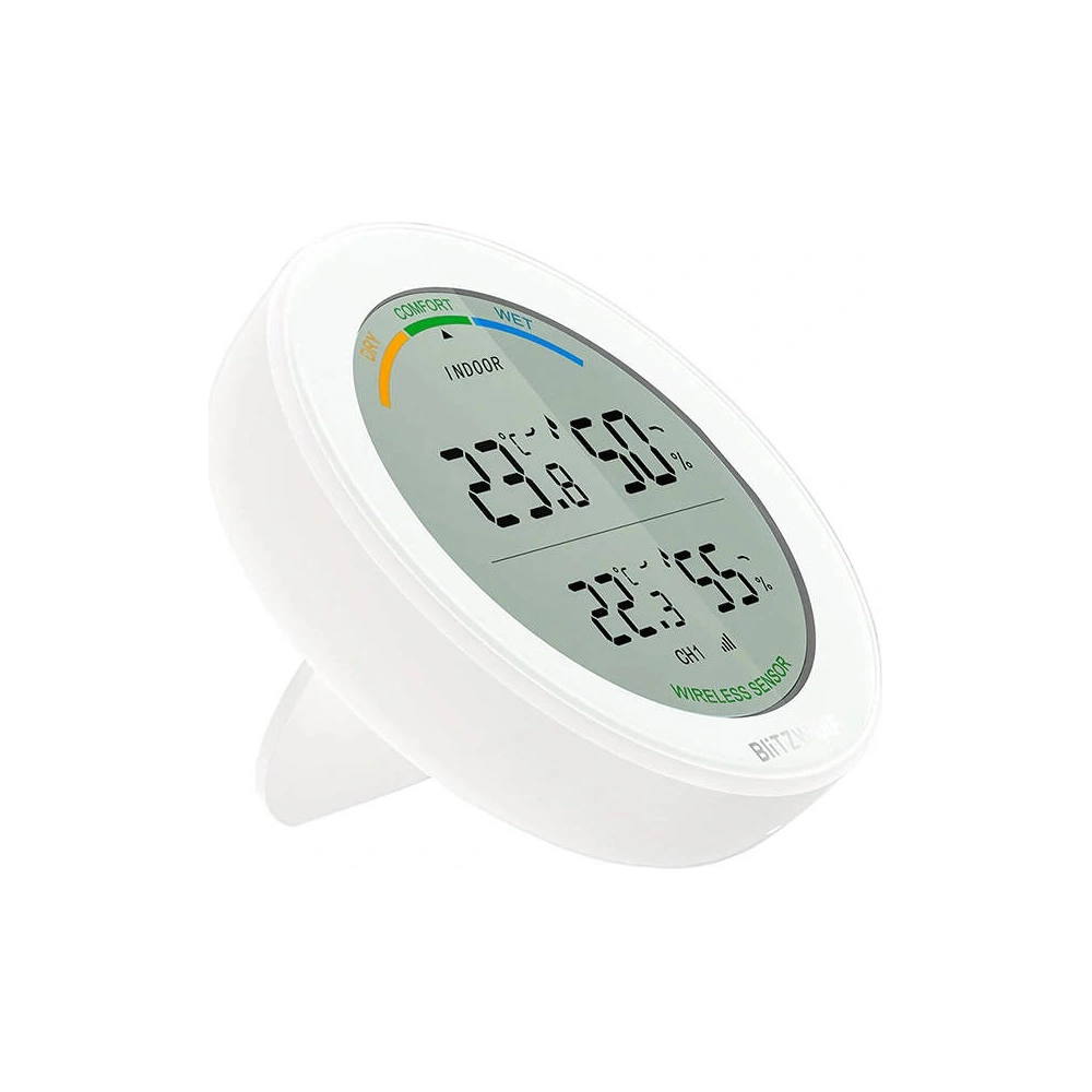 Hurtownia GSM - Bezdrátová meteorologická stanice Wi-Fi Blitzwolf BW-WS01 (bílá) - BLZ496 - {ean13} - Hurt
