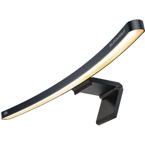 Lampa Blitzwolf BW-CML3 na zakrzywiony monitor, RGB (czarna)