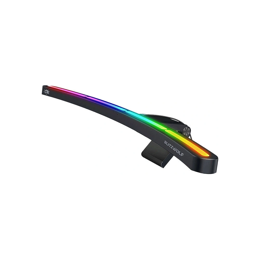 Hurtownia GSM - Lampa Blitzwolf BW-CML3 na zakrzywiony monitor, RGB (czarna) - BLZ497 - {ean13} - Hurt
