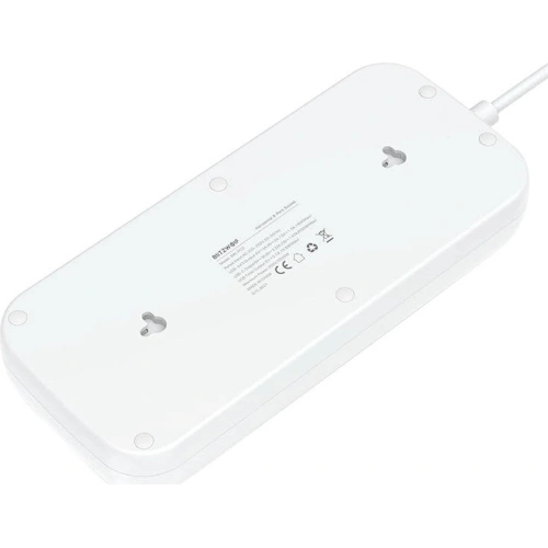 Listwa zasilająca Blitzwolf BW-PC2, 8 gniazd + 3x USB, 1x USB-C, 2500W