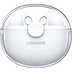 USAMS Earphones Bluetooth 5.1 TWS BU series white BHUBU01
