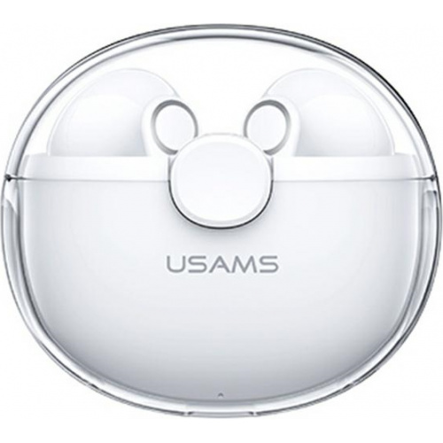 Usams Distributor - 6958444988672 - USA684WHT - USAMS Earphones Bluetooth 5.1 TWS BU series white BHUBU01 - B2B homescreen
