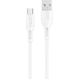 Wholesale USAMS Cable U68 microUSB 2A Fast Charge 1m white SJ502USB02 (US-SJ502) - USA414WHT - {ean13} - Hurt