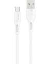 Wholesale USAMS Cable U68 microUSB 2A Fast Charge 1m white SJ502USB02 (US-SJ502) - USA414WHT - {ean13} - Hurt